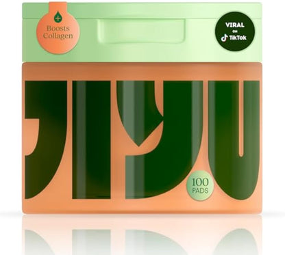 JiYu Korean Skincare Toner Pads for Anti-aging – 100 ct